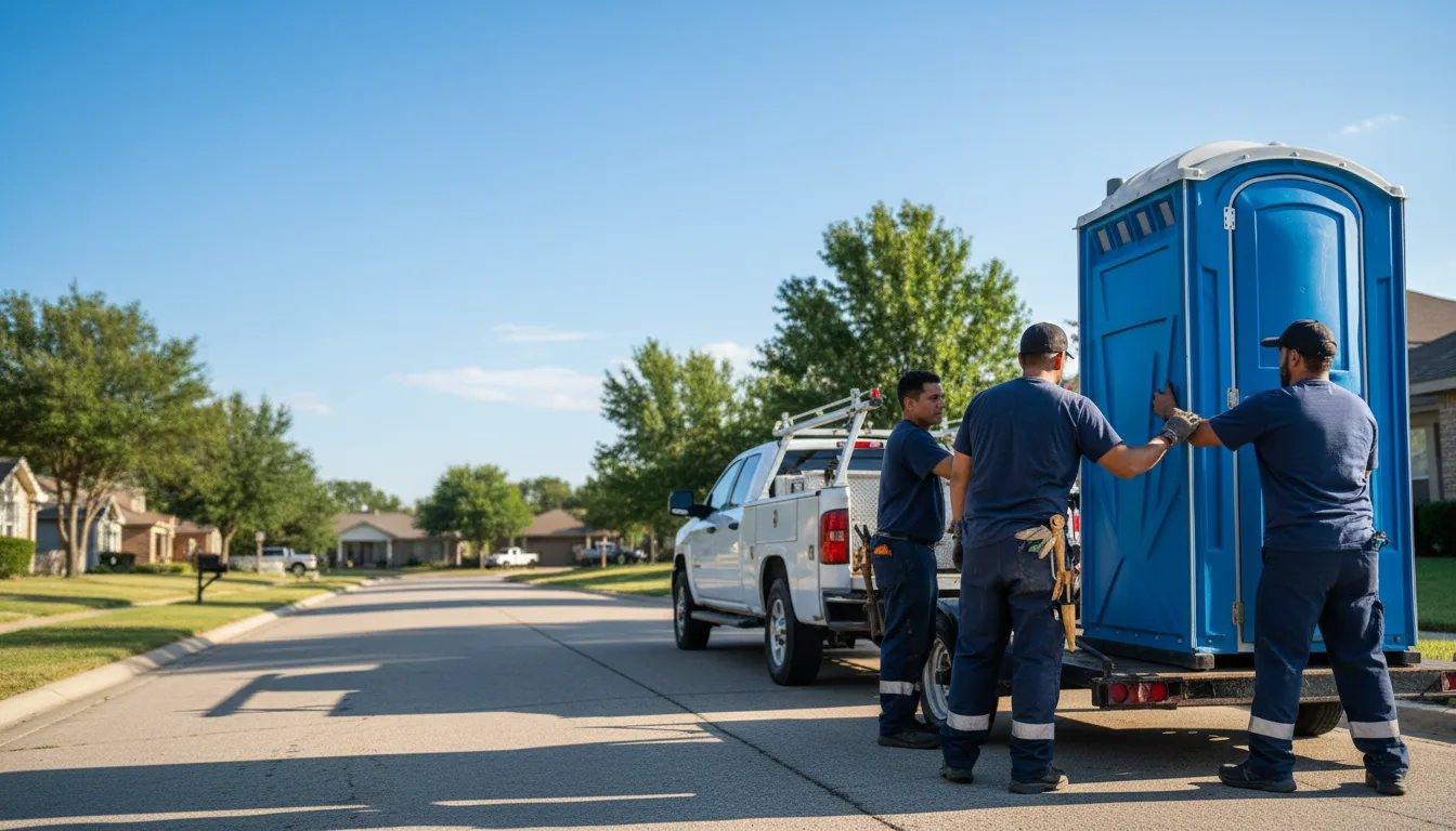 Portable Toilet Rental in Denton, TX near me